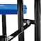 Global Industrial Round Picnic Table, Blue, Perforated Metal, 46 in L, 29-1/2 in H Overall 262078BL - alternate 3